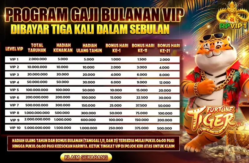 PROGRAM GAJI BULANAN VIP
